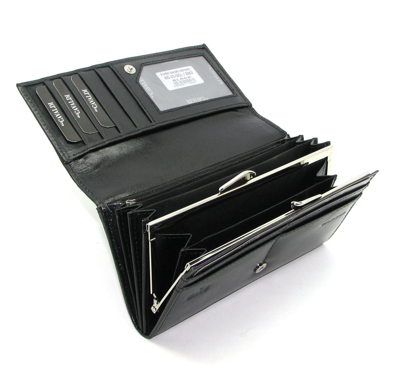 Кошелек женский Cavaldi RD-23-GCL BLACK Кошелек женский Cavaldi RD-23-GCL BLACK